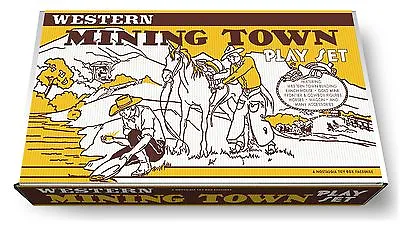 Marx Western Mining Town Play Set Box  • $79.99