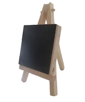 Wooden Mini Easel Wood 12X8cm Display Canvas Art Craft Table Stand Wedding • £2.79