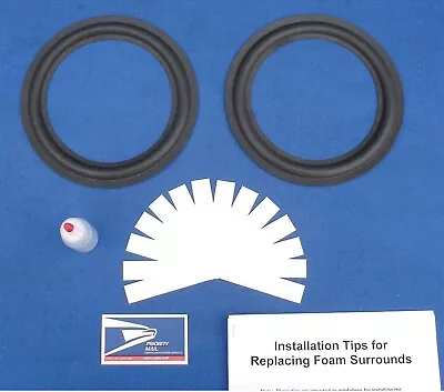 $31 • Buy Design Acoustics PS-8 / PS-9 Speaker Foam Surround Repair Kit / Woofer Refoam