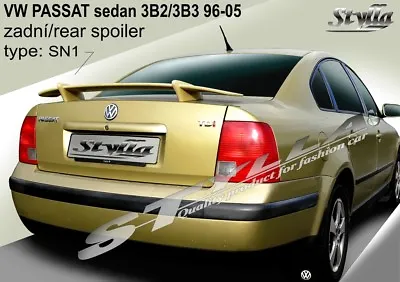 SPOILER REAR BOOT VW VOLKSWAGEN PASSAT B5 3B B5.5 3BG WING ACCESSORIES 4 Types • $119