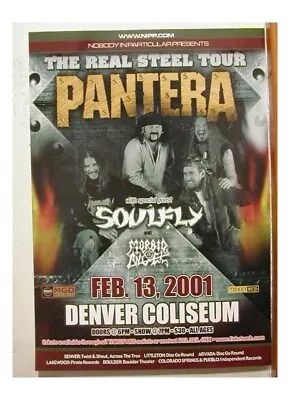 Pantera Handbill Poster Denver • $16.93