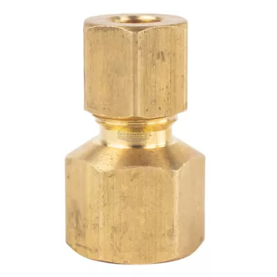 1/4  FNPT X 1/4  Compression Brass Female Pipe Fitting Connector With Ferrule • $6.95