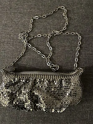 Accessorize Silver Chain Mail Shoulder Bag • £5.99