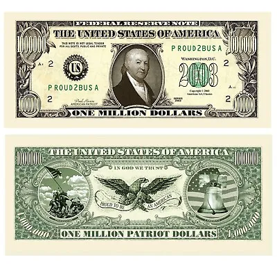 Pack Of 100 - Paul Revere American Patriot Million Dollar Bills • $19.95