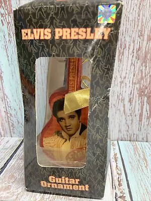 Elvis Presley Rock N Roll Guitar Ornament Licensed Product 2007 - Original Box • $9.98