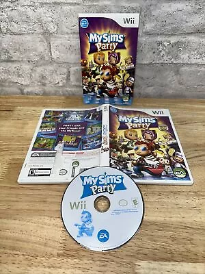 My Sims Party (Nintendo Wii 2009) Complete W/ Manual • $8.99