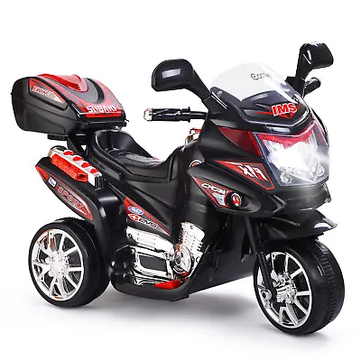 £76.99 • Buy Kids Electric Motorcycle Children 3 Wheel Ride On Motorbike With Headlight Sound