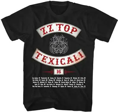 ZZ Top Texicali 2016 Tour Men's T Shirt Rock Music Band Merch • $43.02