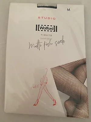 $36 • Buy Wolford Multi Fish Scale Tights (Brand New)
