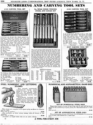 1943 Print Ad Of Millers Falls Wood Turning Chisel & Carving Tool Sets • $9.99