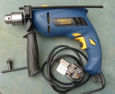 HAMMER DRILL POWERFUL 810W VARIABLE SPEED MOTOR POWERCRAFT 1350 PLUS Drill Kit • £9.35