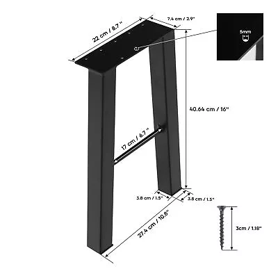 16  18  20  22  24  26  28  30  34  40  Metal Table Legs Coffee Table Bench Legs • $37.99