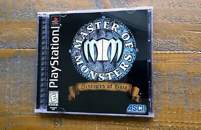 LIKE NEW ✹ MASTER OF MONSTERS ✹ PLAYSTATION 1 PS1 Game Complete ✹ USA W/Reg Card • $56.41