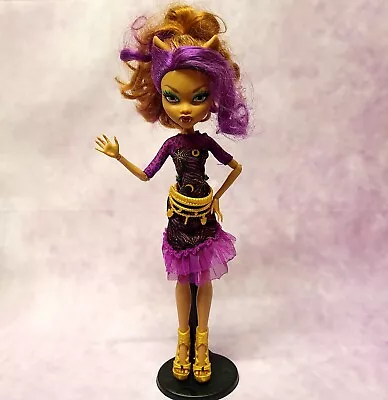 Monster High Clawdeen Wolf Doll Frights Camera Action Black Carpet  • $14.99