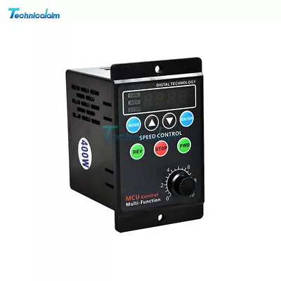 AC220V 400W Motor Speed Regulator Motorspeed Controller Digital Display 50/60hz • $23.29