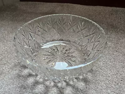 Edinburgh Crystal Stamped Fruit/Trifle/Salad Bowl Circa 70s/80s • £15