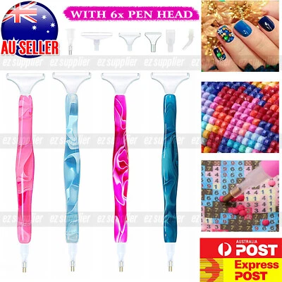 $6.99 • Buy 5D Resin Diamond Painting Pen Resin Point Drill Pens Cross Stitch DIY Art HOT