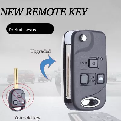 $18.63 • Buy Upgraded 4C Flip Remote Key 1998-2005 For Lexus ES300 GS300,400 LS400 IS300 Fob