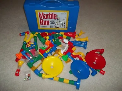 100+ Pieces Marble Run Maze Race Marbulous Track  W/ 6 Marbles In Box Mindware • $75.99