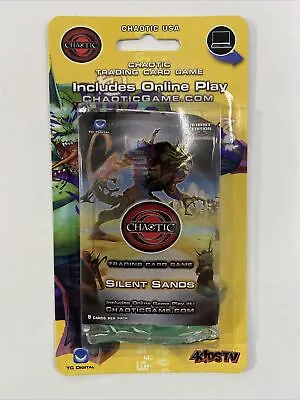 Chaotic TCG Silent Sands First Edition Booster Blister Pack CCG New! • $25