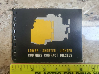 $19.99 • Buy Vintage Cummins Compact V6 And V8 Diesel ~ Sales Brochure Booklet 60 Pages