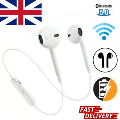 Sweatproof Wireless Bluetooth Earphones Headphones Sport Gym Samsung IPhone UK • £3.65