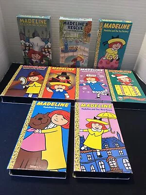 Madeline Lot Of 9 Cartoon VHS Tapes Vintage Children’s Tapes • $24.99