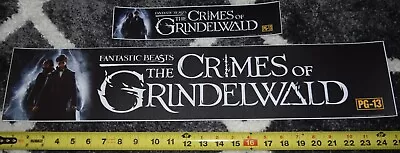 Fantastic Beasts Crimes Of Grindelwald Mylar Banner Poster Small Large Lot 5X25 • $30