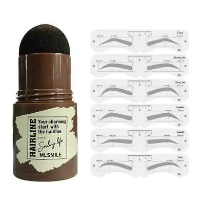 £2.99 • Buy Brow Stamp Shaping Kit 6PCS Eyebrow Card Definer Stencils Shaper Makeup Set UK