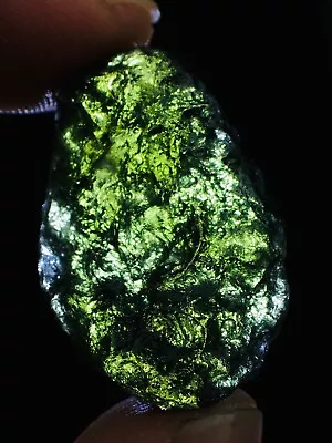 Meteorite Moldavite Green Impact Fragment Meteor Stone Space Asteroid+coa 20ct • $0.99