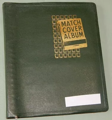 Vintage Match Cover Album With 170+ Vintage Matchbook Covers Matchbox Covers • $60.24