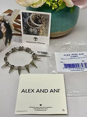 NWT Alex And Ani Depth Of The Wild Wrap Glacial Aura Rafaelian Silver • $12