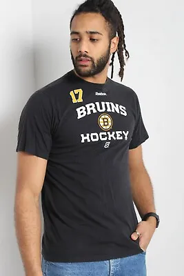 Reebok Boston Bruins T-Shirt - Black - Size Medium M (W1Y3) • £7.99