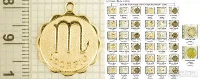 Zodiac / Astrology Sign Decorative Fobs Various Designs & Keychain Options • $11