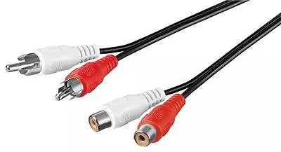 £6.45 • Buy Goobay RCA Extension Cable 10m 2x RCA Male (audio Left/right) To 2x RCA Female