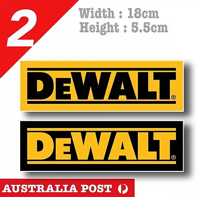 DEWALT Logo DEWALT TOOLS Logo Sticker • $7.20