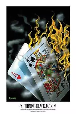 Michael Godard Burning Blackjack Open Edition • $33.99