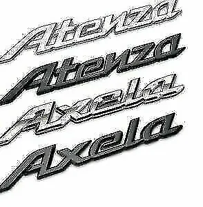 Car Rear Trunk Badge Emblem For Mazda MAZDASPEED Silver Or Black AXELA/ATENZA • $15.99