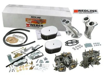 Genuine Redline Dual Weber 40 IDF Carb Kit For VW Beetle Bus Thing - FREE SHIP! • $1199.95
