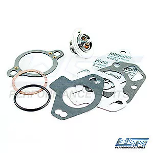 Wsm Thermostat Kit: Mercruiser 142 Degrees  807252q3 807252t6 780-500 • $26.97