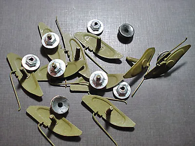 10 Pc Ford Fender Body Side Trim Moulding Clips Sealer Nuts 1-1/4  - 1-1/2  NORS • $19.99