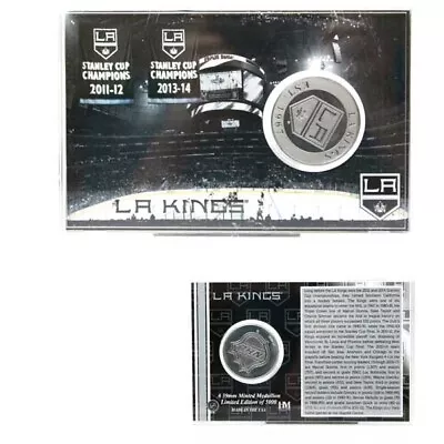 NHL Los Angeles LA Kings Collectibles 4 X6  Acrylic Case W/ Highland Mint Coin • $29.99