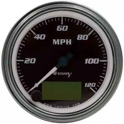 Equus E7074 7000 Series 3-3/8  Chrome Electric Speedometer • $101.99