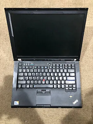 Lenovo ThinkPad T400 Intel Core 2 Duo P8600 @ 2.4 GHz 2 GB RAM 80 GB HDD Win 10 • $100