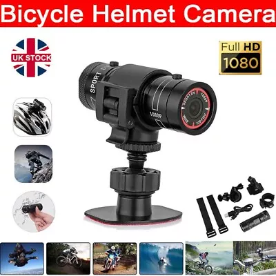 Full HD 1080P DVR Motor Bike Motor Cycle Action Helmet Sports Camera Cam UK FAST • £21.99