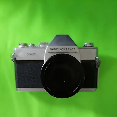 Vintage MAMIYA / SEKOR 500 DTL Camera & Mamiya/Sekor Lens And Case ( UNTESTED). • $55