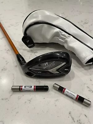 Titleist 818H2 17* Hybrid Graphite Design Tour AD-DI 85x Shaft + Headcover NICE • $185