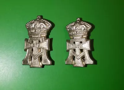 Pair Of The Green Howards British Army Collar Badges • £14.99