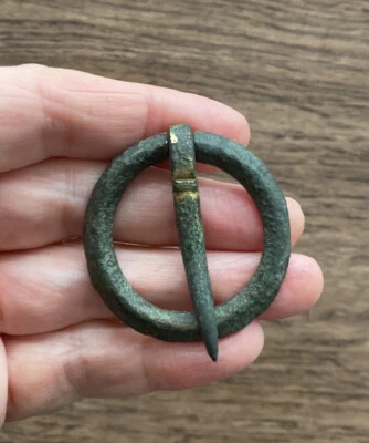£45 • Buy Medieval. 15th Century. Large Bronze Annular Brooch Buckle Dating To The 1400’s.