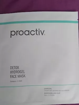 Proactiv Detox Hydrogel Face Mask  Charcoal Moroccan Lava Clay Lot Of (3) New A7 • $10.99